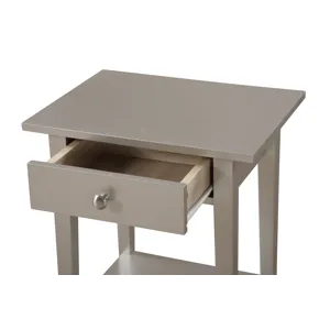 Dalton - G034-N Nightstand - Silver Champagne