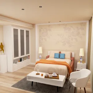 Morden Deisgn Vertical Murphy Bed With Sofa For Bedroom Or Guestroom White Wall Bed Space Saving Hid