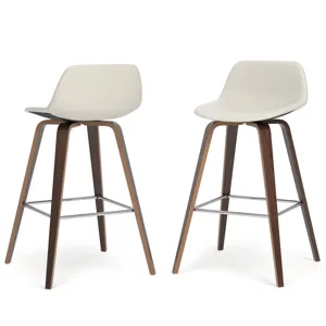 Randolph - Bentwood Counter Height Stool (Set of 2) - Cream