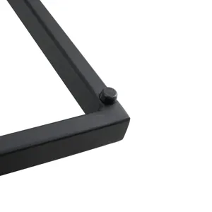 PU Chair Barstool Dining Counter Height Chair (Set of 2) - Black