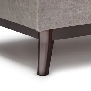 Owen - Tray Top Small Coffee Table Storage Ottoman - Distressed Grey