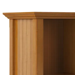 Acadian - 8 Cube Storage Sofa Table - Light Golden Brown