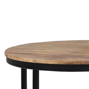 Jenna - Round Side Table - Natural