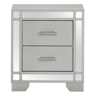 Madison - Nightstand - Silver Champagne