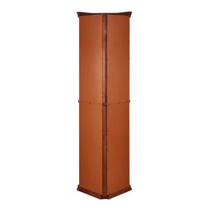 Corner Curio Cabinet With Lights, Adjustable Tempered Glass Shelves, Mirrored Back, Display Cabinet 