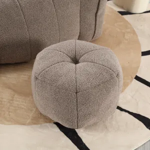 Soft Bean Bag Chair With High Resilient Foam (Chips) - Coffee