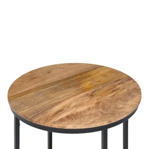 Jenna - Round Side Table - Natural