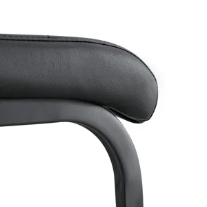 PU Chair Barstool Dining Counter Height Chair (Set of 2) - Black