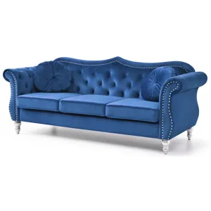 Hollywood - G0661A-S Sofa - Navy Blue