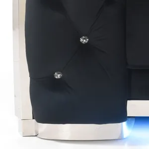 Sapphire - G0593A-L Loveseat - Black