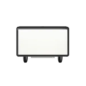 Modern Smart Side Table With Built-In Fridge, Wireless Charging, Temperature Control, Power Socket, 