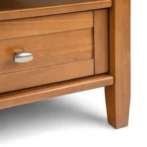 Warm Shaker - Square Coffee Table - Light Golden Brown