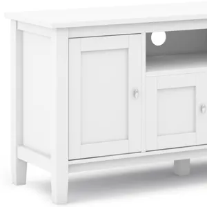 Warm Shaker - 72\" TV Media Stand - White