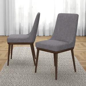 Kate - Mid-Century Modern Dining Chair (Set of 2) - Gray