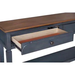 Americana - Sofa Table - Corduroy Blue