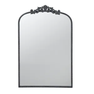 Classic Design Mirror With And Baroque Inspired Frame For Bathroom, Entryway Console Lean Against Wa