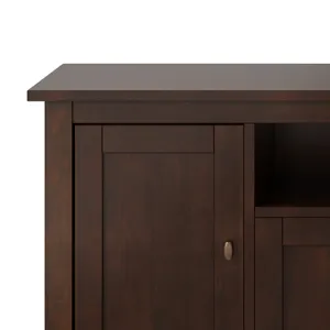 Warm Shaker - 72\" TV Media Stand - Russet Brown