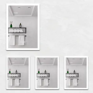 Bathroom Medicine Cabinet With Lights, 28×20\" LED Medicine Cabinet With Mirror, Lighted Medicine Ca