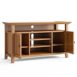 Amherst - TV Media Stand - Light Golden Brown