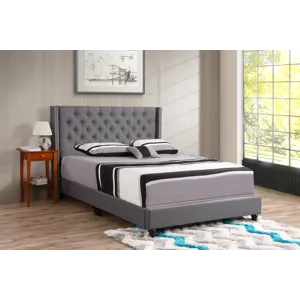 Julie - G1904-FB-UP Full Upholstered Bed - Gray