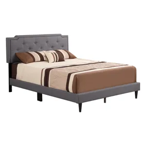 Deb - G1104-QB-UP Queen Bed (All in One Box) - Gray