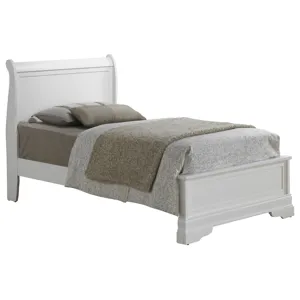 Louis Phillipe - G3190E-TB3 Twin Bed - White