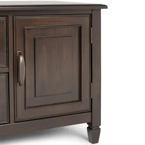 Connaught - 72\" Wide TV Stand - Dark Chestnut Brown
