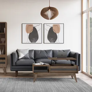 Clarkson - Lift Top Coffee Table - Rustic Natural Aged Brown