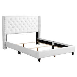 Julie - G1918-FB-UP Full Upholstered Bed - White