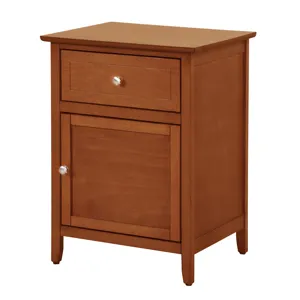 Izzy - G1414-N-60 1 Drawer /1 Door Nightstand - Oak