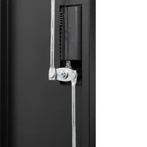 Metal Storage Cabinet With Locking Doors And Adjustable Shelf, Folding Filing Storage Cabinet, Foldi