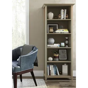 Amherst - 5 Shelf Bookcase - Distressed Grey