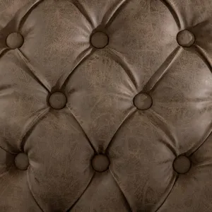 French Style Solid Wood Frame Antique Painting, Hand-Pulled Buckle Decoration PU Artificial Leather 