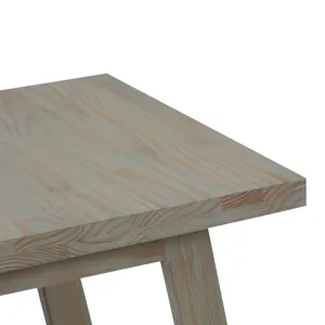 Sawhorse - End Table - Distressed Grey