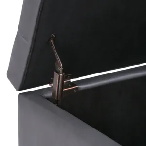 Cosmopolitan - Storage Ottoman - Stone Grey