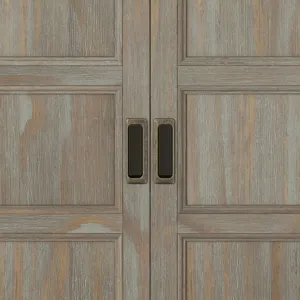 Burlington - Low Storage Cabinet - Distressed Grey