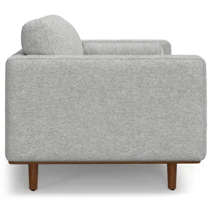Morrison - 72\" Sofa and Ottoman Set - Mist Gray