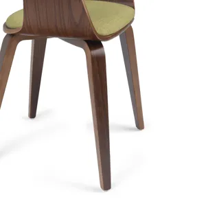 Lowell - Bentwood Dining Chair - Acid Green / Dark Brown