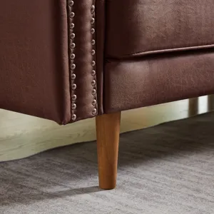 L-Shape Sofa Couch With Chais Mid-Century, Strong Leg And Design That Will Complement Any Living Spa