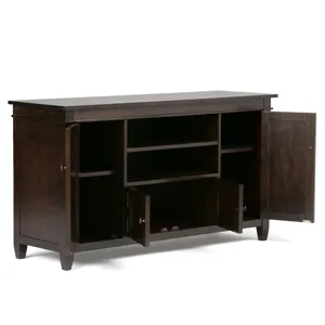 Carlton - TV Media Stand - Dark Tobacco Brown