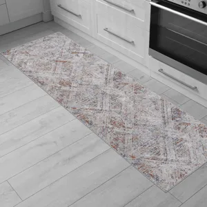 Payas - 2\' x 8\' Geometric Non-Shedding Living Room Bedroom Dining Home Office Stylish And Stain Re