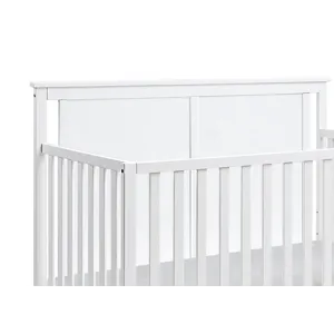 Connelly - Mini Crib With Mattress Pad - White / Rockport Gray