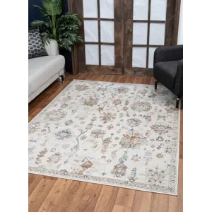 Noble - GC_GEN7007 Ivory 2\' x 3\' Area Rug