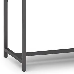 Banting - Mid Century Wide Desk - Medium Saddle Brown