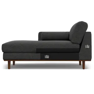 Morrison - Left Sectional Sofa - Charcoal Gray