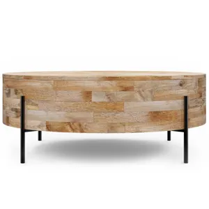 Rayburn - Drum Coffee Table - Natural