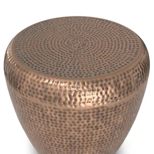 Preston - Metal Side Table - Antique Copper