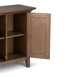 Redmond - Low Storage Cabinet - Rustic Natural Aged Brown