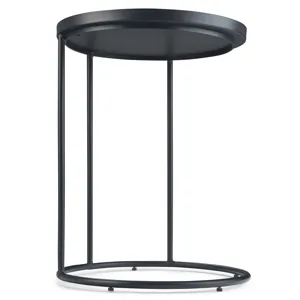 Monet - Metal Side Table - Black