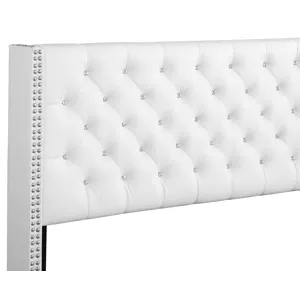 Julie - G1918-FB-UP Full Upholstered Bed - White